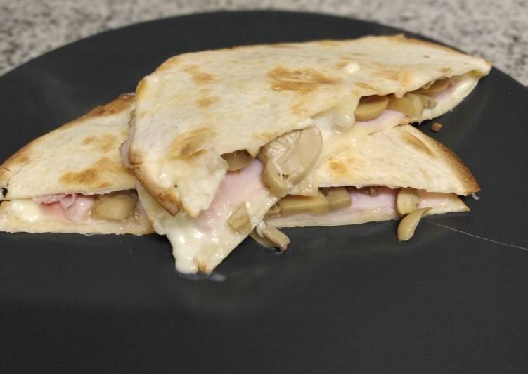 Quesadilla de champiñones