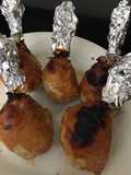 Lollipop chicken in a root beer barbecue sauce