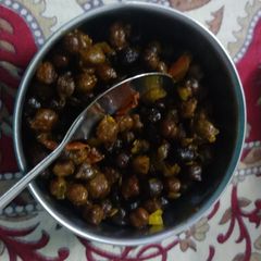 A picture of Chana ka sabji.