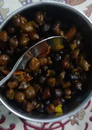 A picture of Chana ka sabji.