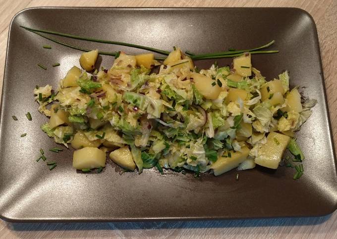 Wirsing - Kartoffel - Salat