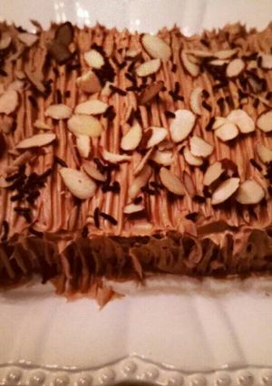 Una foto de Torta de Moka con galletas de vainilla para el 13 de agosto