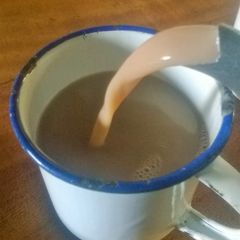 A picture of Chai Ya Meko (Firewood Tea) #mymum'srecipe.