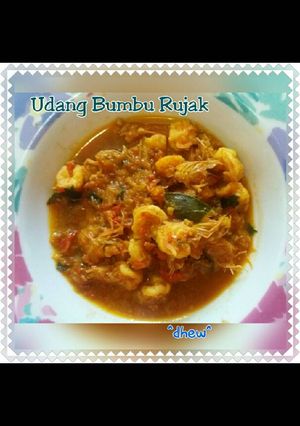 Foto resep Udang Bumbu Rujak