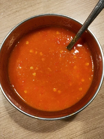 Langkah Gampang Menyiapkan Resep  Sambal enak utk dimsum, somay, pangsit, bakmi, bakso goreng dll yang Bikin Ngiler, Enak Banget