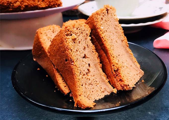 Cara Gampang Membuat Chiffon Coklat free gluten (Loyang Biasa) yang Lezat