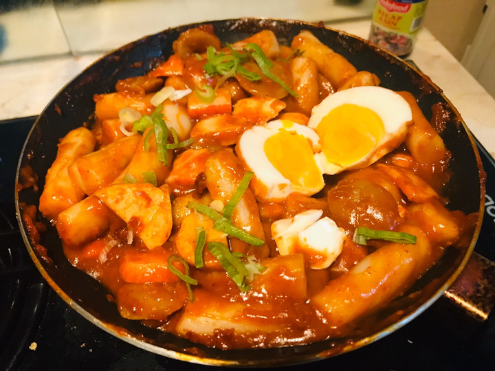 Resep Toppoki dengan gochujjang homemade, Bisa Manjain Lidah