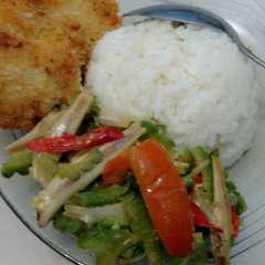 A picture of Tumis/oseng Pare agar tidak pahit.