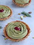 Pistachio Cherry Tartlets🤩👍