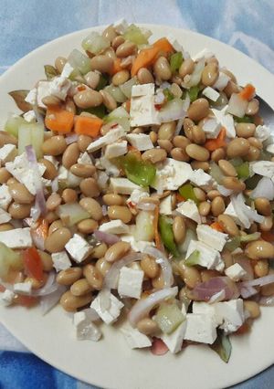 A picture of Nutritious Soya Salad.
