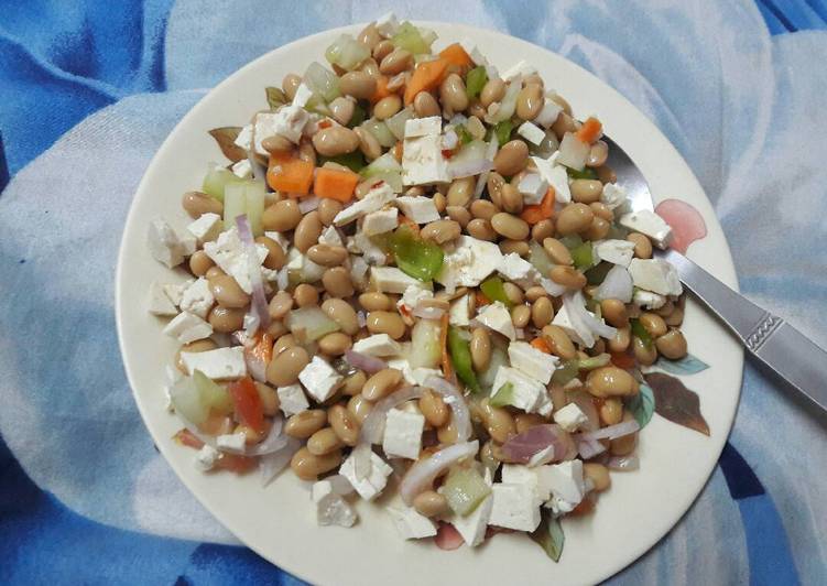 Simple Way to Make Royal Nutritious Soya Salad
