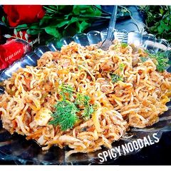 A picture of Spicy noodles.