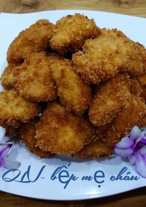 Hình của món Gà viên chiên xù.