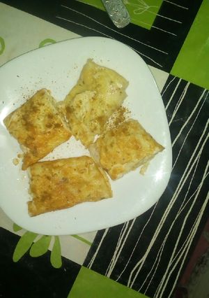 صورة لوصفة بيض مع الجبن مممم 😘😘