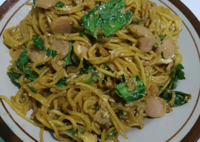 Resep Mie goreng Jawa / mie nyemek, Lezat Sekali