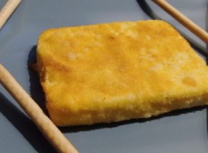 Foto di Feta impanata in friggitrice ad aria