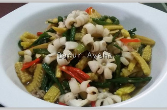 Resep Tumis Cumi Baby Corn Anti Gagal