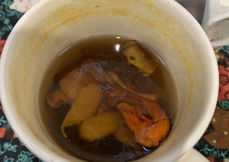 Cara Royal saat makan malamInfus water- rimpang