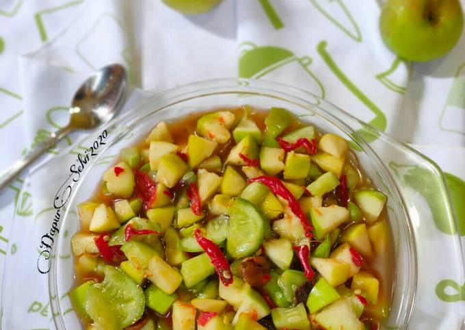 Resep Rujak Buah Kuah, Bikin Ngiler