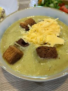 صورة لوصفة شوربة البروكلي