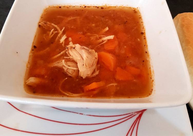 Steps to Make Speedy My Chicken &amp; Carrot Soup 😙
