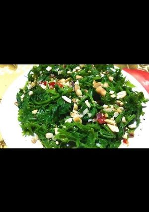 Hình của món Dương sỉ nộm.