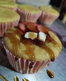 Cupcake con harina para hot cakes