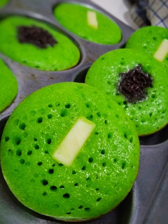 Foto resep Pukis pandan bulat