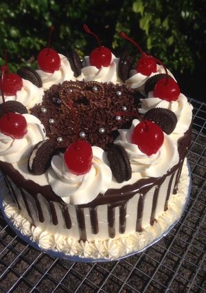 Foto resep Blackforest roll cake