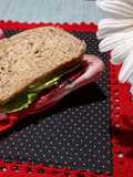 Sandwich de mortadela c-morrón asado 🥪❤️
