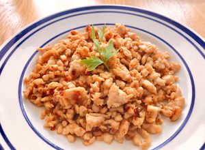 Hình của món Thịt Băm Rang Nước Mắm Mặn Ngọt.