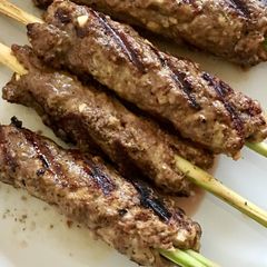 A picture of Vietnamese Beef and Lemongrass Skewers.