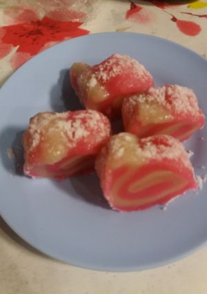 Foto resep Kue Mochi Gulung Strawbery