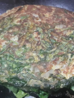 Una foto de Tortilla de espinaca rápida