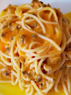 Foto di Spaghetti zucca e vongole