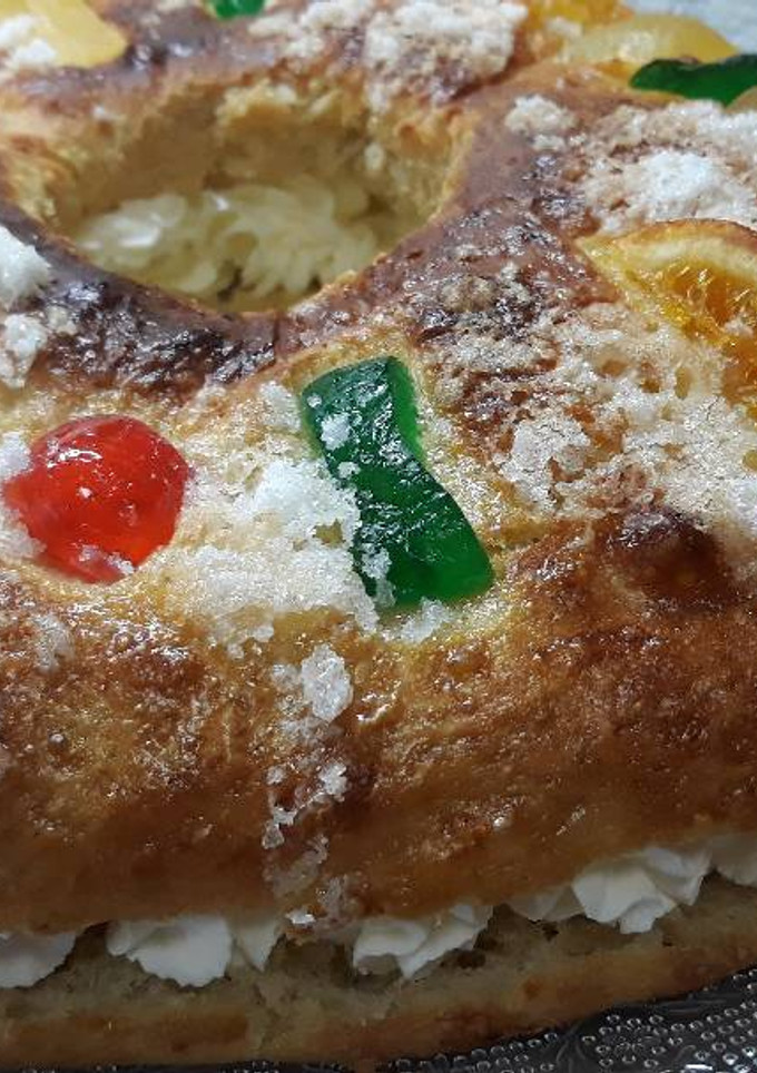 Una foto de Roscón de reyes en thermomix