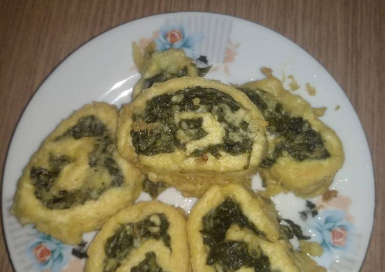 Rolade tahu daun singkong