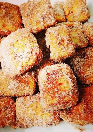 A picture of Leche Frita (Fried Milk Custard).