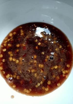 Hình của món Ruốc chấm xoài (ruốc ăn bánh tráng Đà Nẵng).