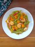 196. Tumis Buncis Labu Kuning Udang