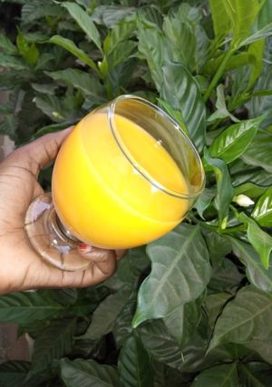 A picture of Mango juice.