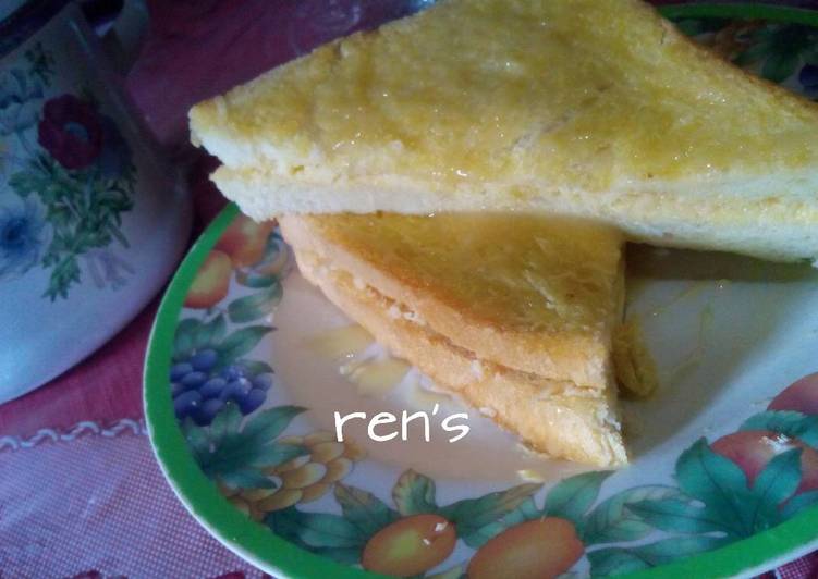 Resep Roti panggang susu keju Anti Gagal