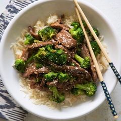 Beef and Broccoli bowl A picture of Beef and Broccoli bowl.