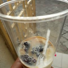 A picture of Whip cream drink.