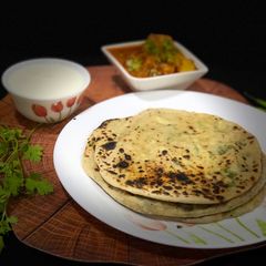 Tandoori Paneer Paratha A picture of Tandoori Paneer Paratha.