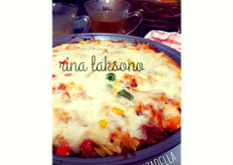 Proses Membuat lasagna / fusili express Lezat