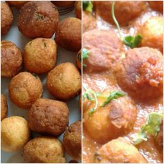 Tofu kofta curry A picture of Tofu kofta curry.
