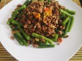 Buncis siram daging
