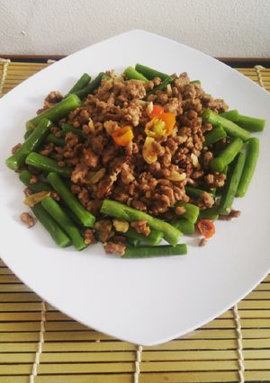 Foto resep Buncis siram daging