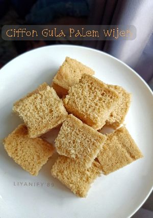 Foto resep Ciffon Palm Sugar Wijen Gluten Free